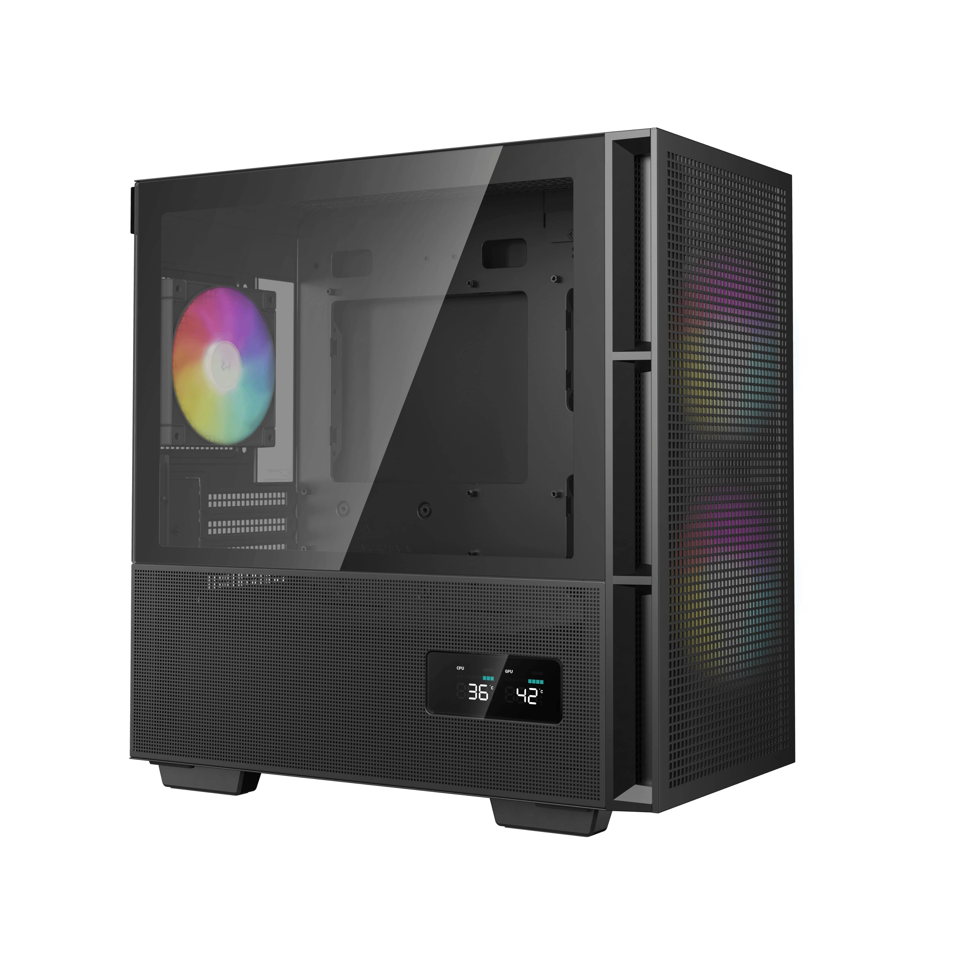 DeepCool CH360 Digital Black (R-CH360-BKAPE3D-G-1) (UA) Типорозмір: Minitower; Форма-фактор