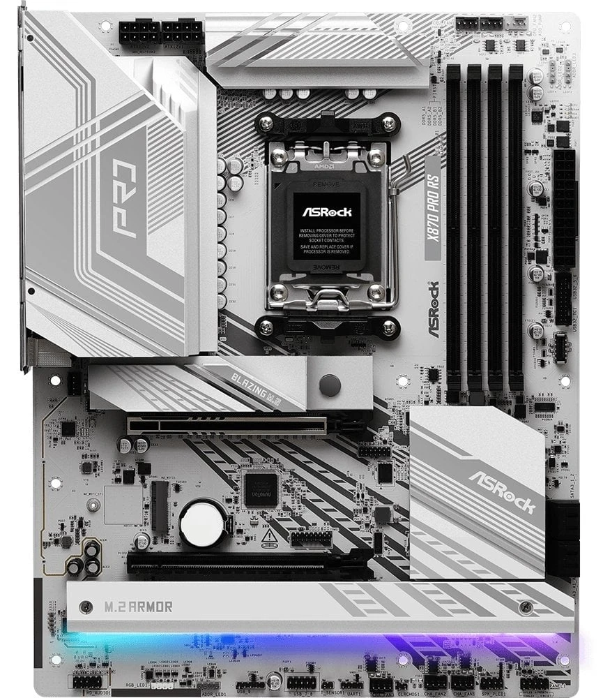 ASRock X870 Pro RS Socket AM5 Сокет: AM5; Чипсет: AMD X870;