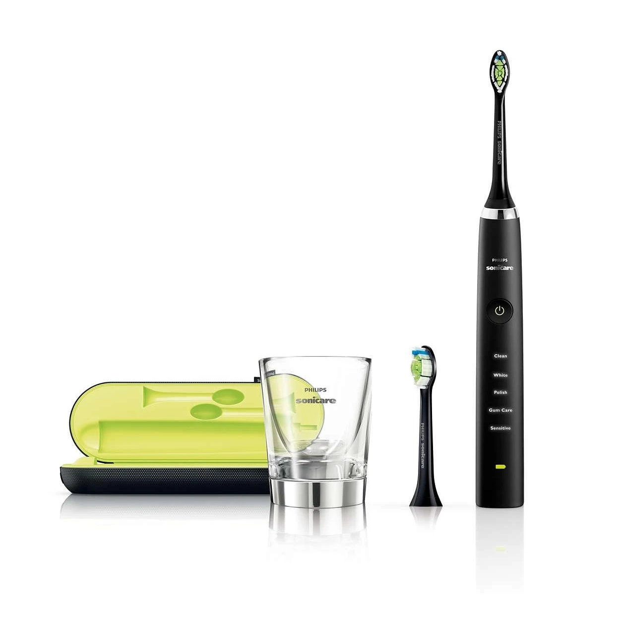 Электрическая зубная щетка Philips Sonicare DiamondClean Black (HX9352/04) Количество скоростей (режимов) работы 5