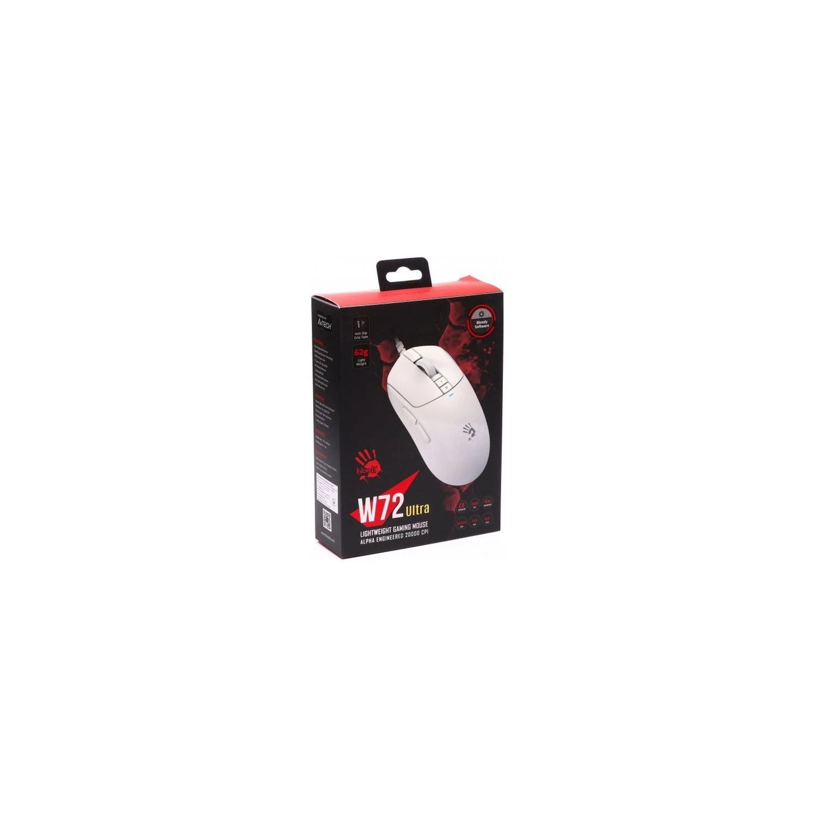 A4Tech Bloody W72 Ultra USB White (4711421001298) Тип: Геймерські; Підключення: