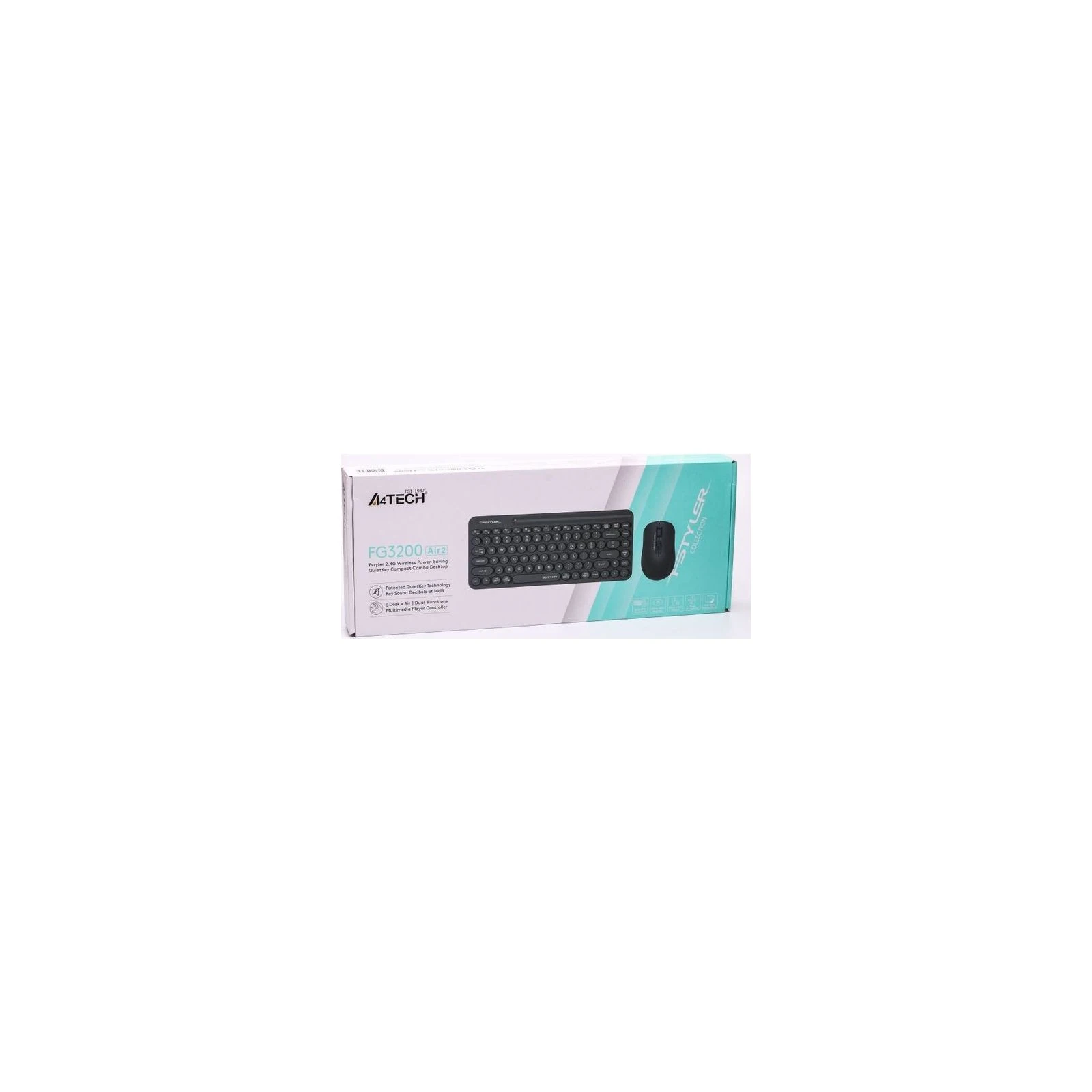 A4Tech FG3200 Air2 Wireless Grey (4711421997270) (UA) Тип: мультимедийный,
