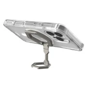 Чохол для мобільного телефону Apple iPhone 16 Pro Max Plyo MagSafe Ice White/Titanium Stand (1144811BV01) (UA)