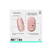Logitech POP Icon Combo Bluetooth UA Rose (920-013142) (UA)
