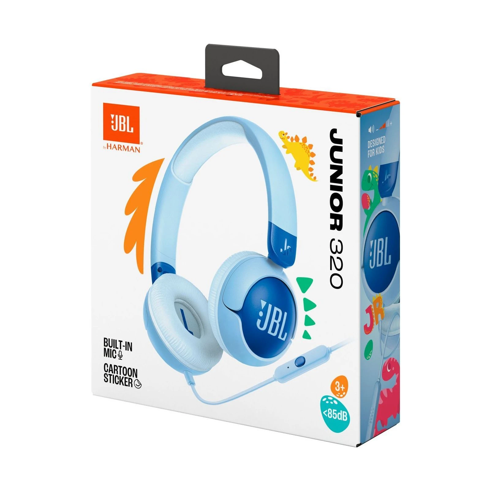 Навушники JBL JR 320 Blue (JBLJR320BLU) (UA) Тип: дитячі; Призначення: