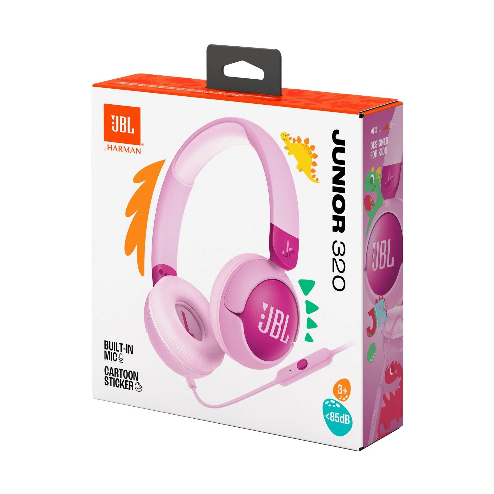 Навушники JBL JR 320 Purple (JBLJR320PUR) (UA) Тип: дитячі; Призначення: