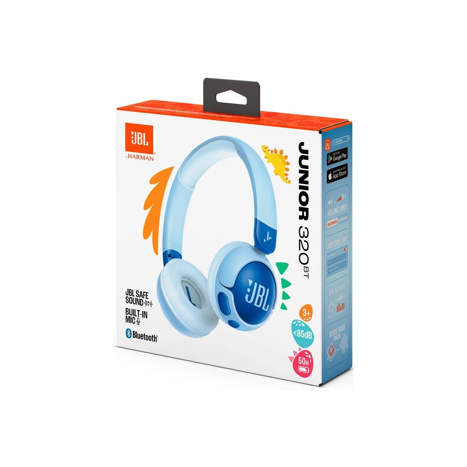 Навушники JBL JR 320BT Blue (JBLJR320BTBLU) (UA) Тип  Дитяча 
