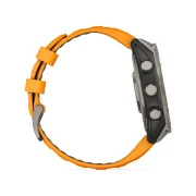 Смарт-часы Garmin fenix 8 47mm, AMOLED, Saph, Ti/Bare/Grpht, SparkOrg/GrphtBd, (010-02904-11) (UA)