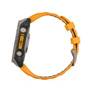 Смарт-часы Garmin fenix 8 47mm, AMOLED, Saph, Ti/Bare/Grpht, SparkOrg/GrphtBd, (010-02904-11) (UA)