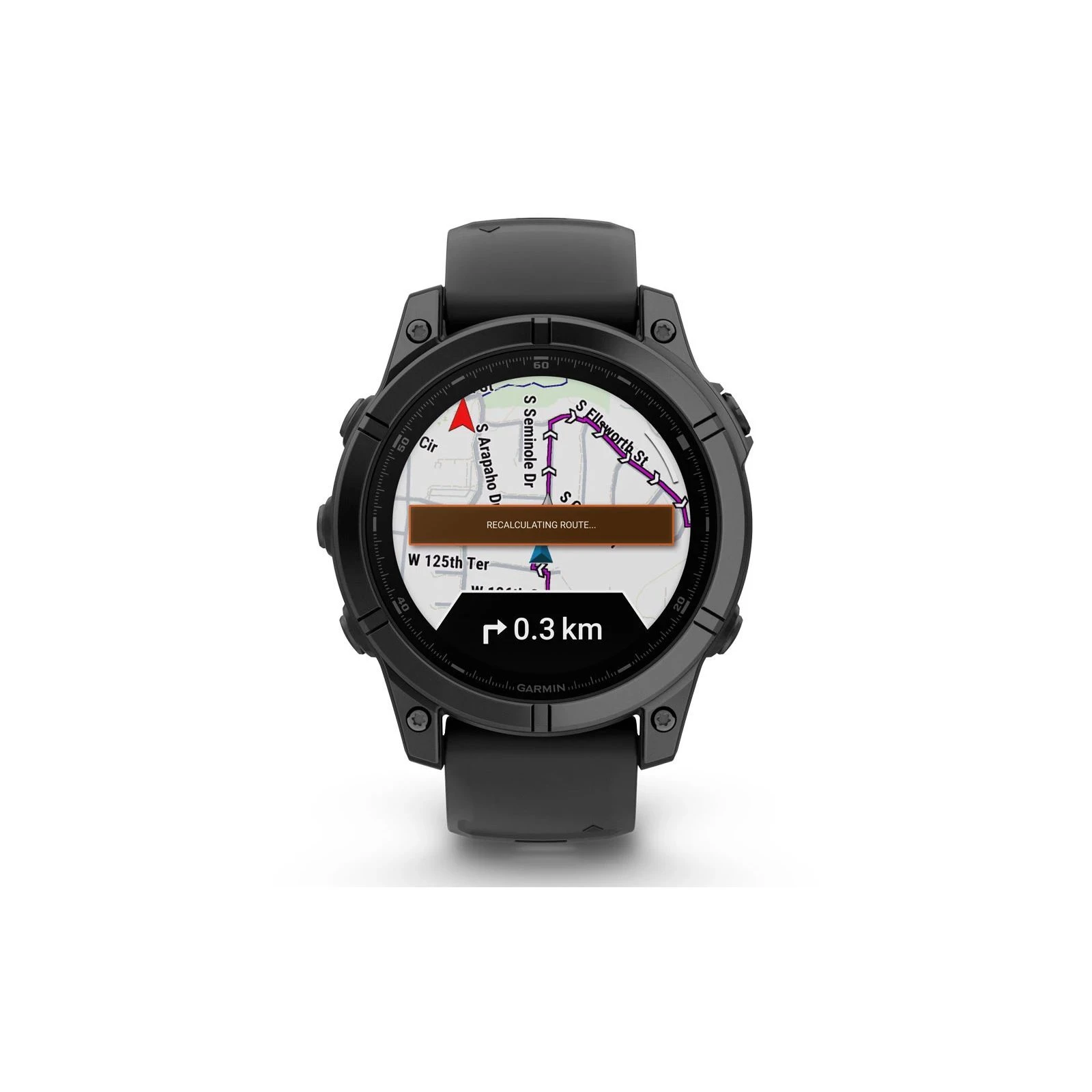 Смарт-часы Garmin fenix E, 47mm, Slate Gray Steel/Black, GPS (010-03025-01) (UA) Форма часов круглые