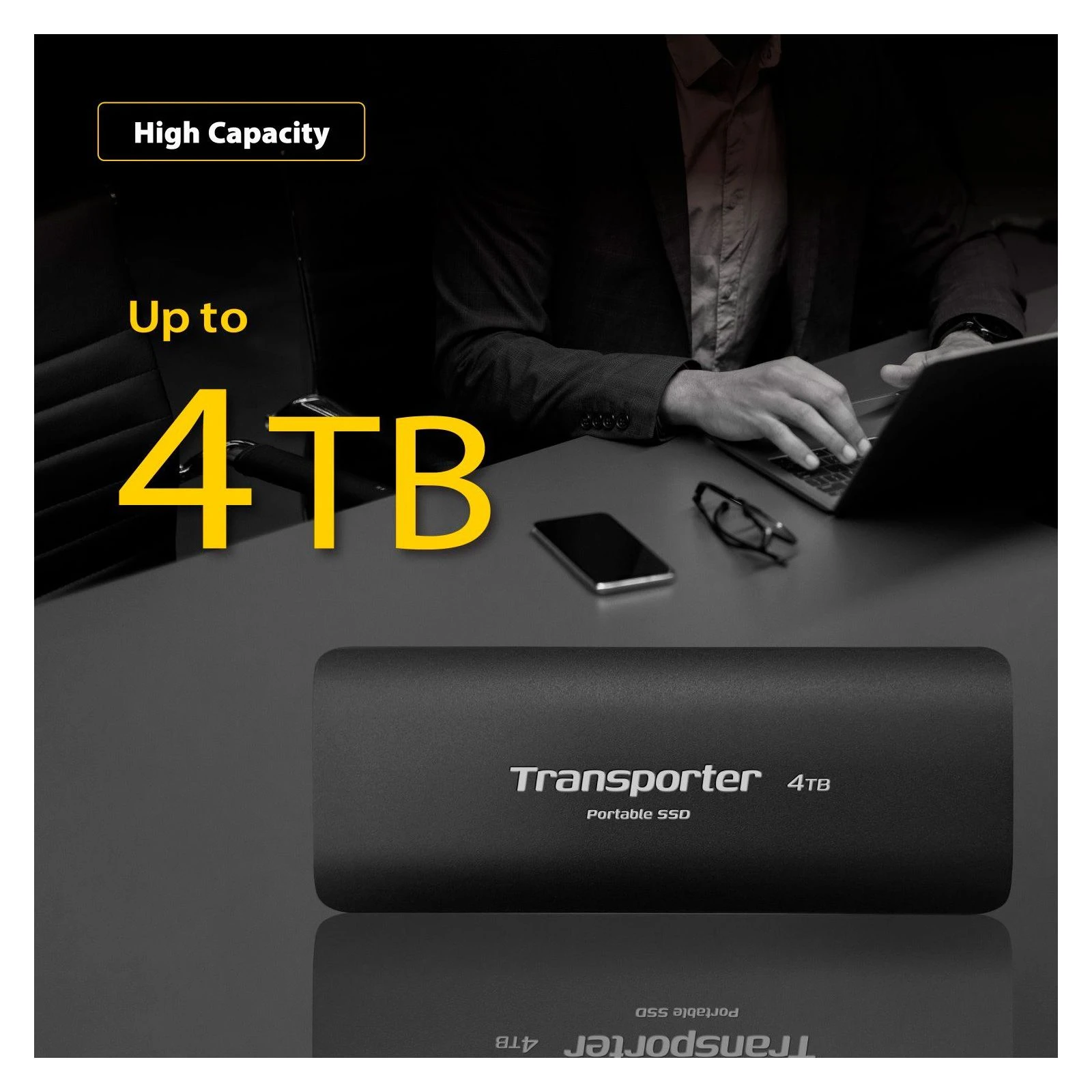 USB-C 4TB Patriot (PTP4TBPEC) (UA) Тип накопичувача: зовнішній;