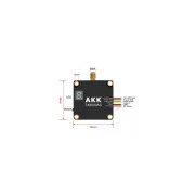 Відеопередавач (VTX) AKK Ultra Long Range 8W 4.9G-6G 96CH (TX8000AC) (UA)