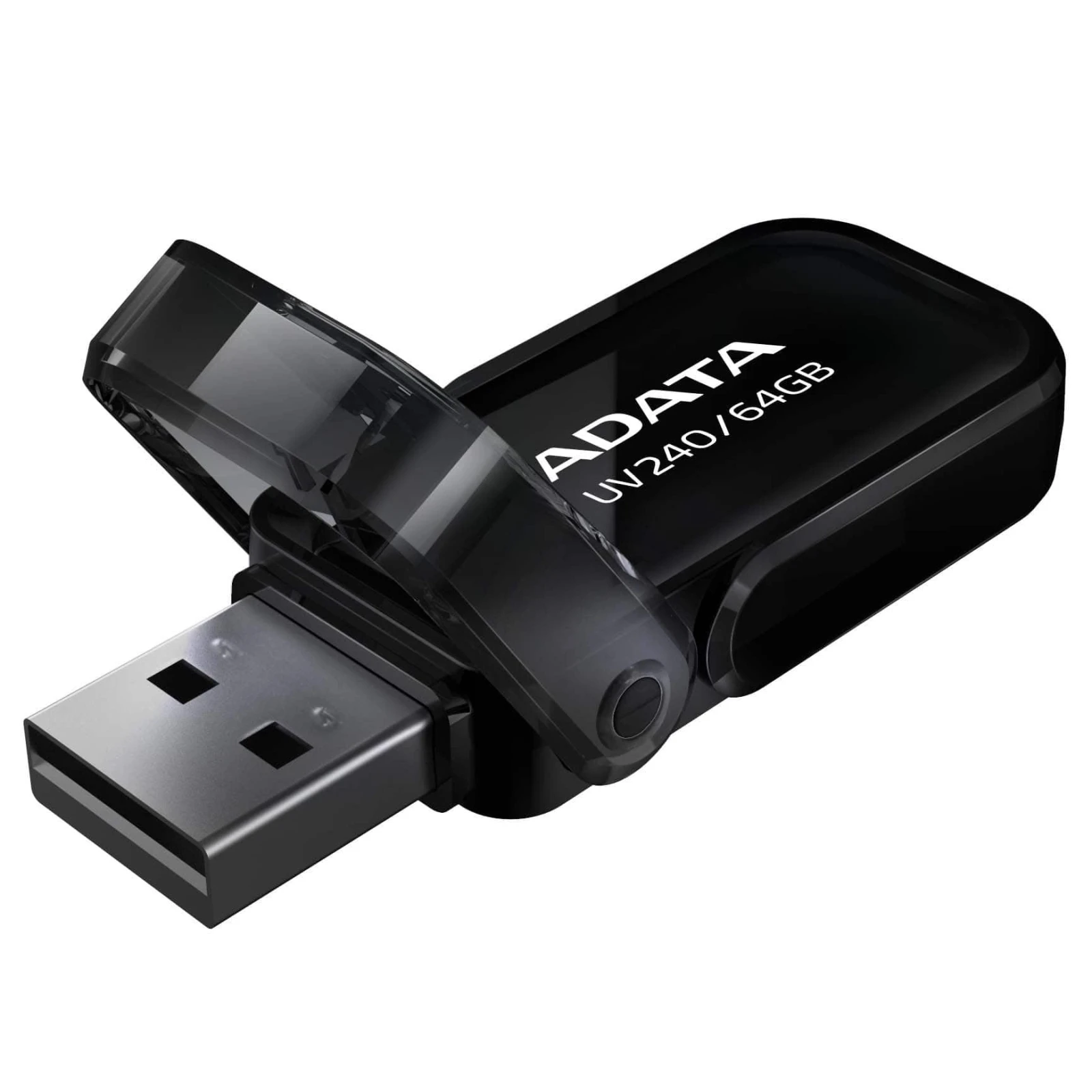 ADATA 64GB UV240 Black USB 2.0 (AUV240-64G-RBK) (UA) Максимальная скорость чтения 30 Мбайт/сек