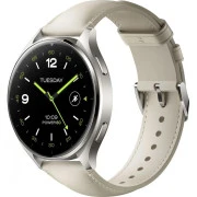 Xiaomi Watch 2 Titan Gray Case with White Leather Strap (BHR9306GL) (UA)