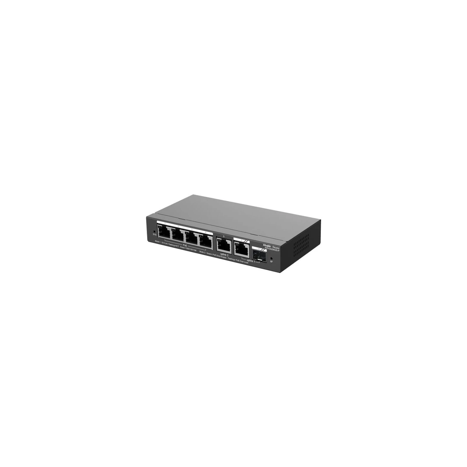 Комутатор мережевий Ruijie Networks RG-ES206GS-P (UA) Тип: керований 2-го рівня;