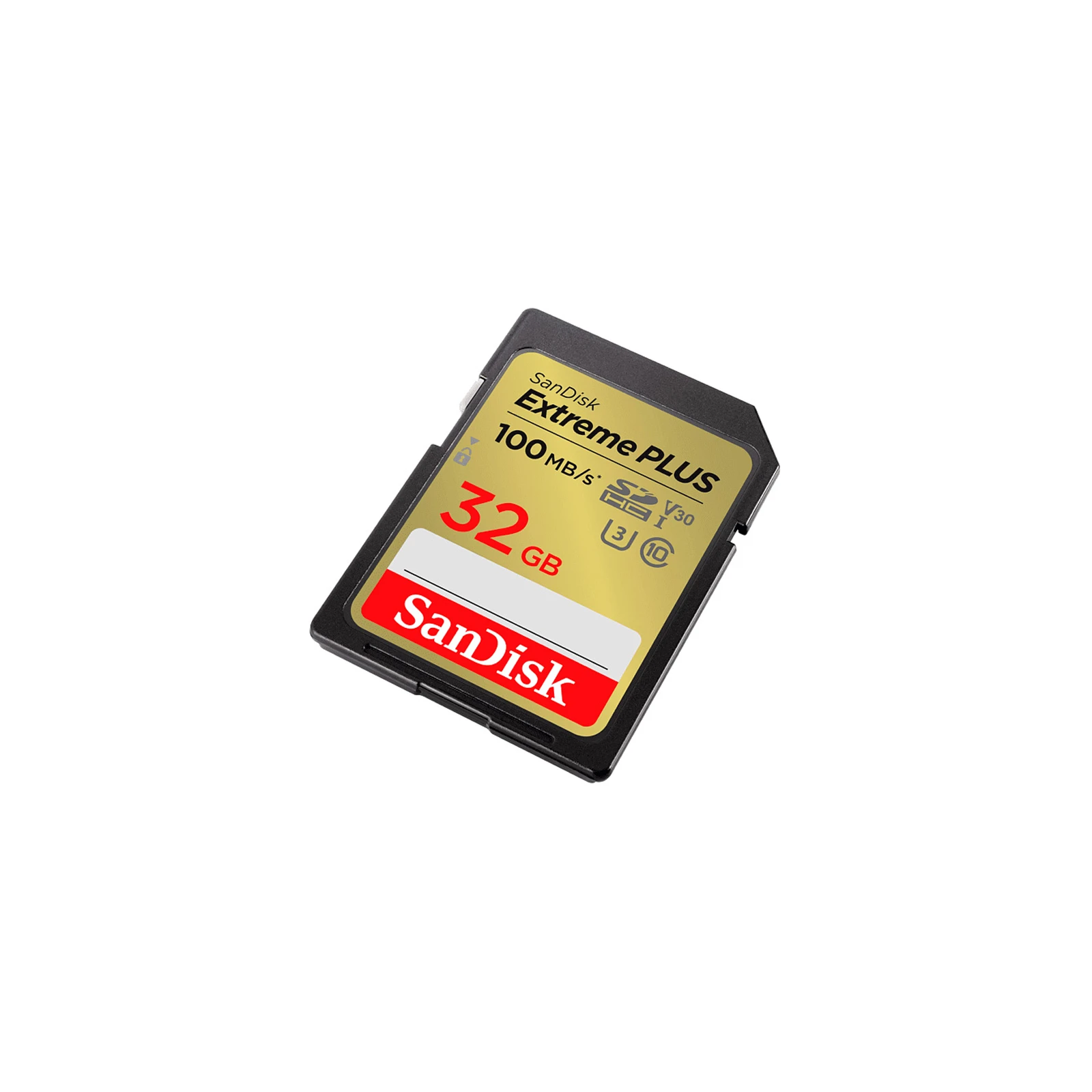 SanDisk 32GB SDXC class 10 Extreme PLUS (SDSDXWT-032G-GNCIN) (UA) Объем памяти 32 ГБ