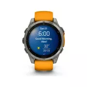 Смарт-годинник Garmin fenix 8 47mm, AMOLED, Saph, Ti/Bare/Grpht, SparkOrg/GrphtBd, (010-02904-11) (UA)
