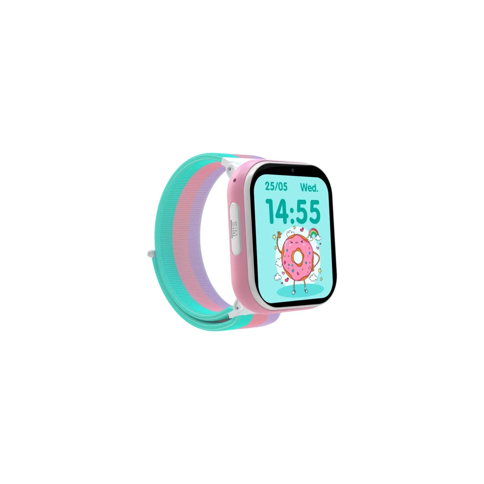 Смарт-годинник Gelius Pro GP-PK008 (Rainbow) White Kids smart watch with GPS/4G (Pro GP-PK008 (Rainbow) White) (UA) Тип дисплея кольоровий