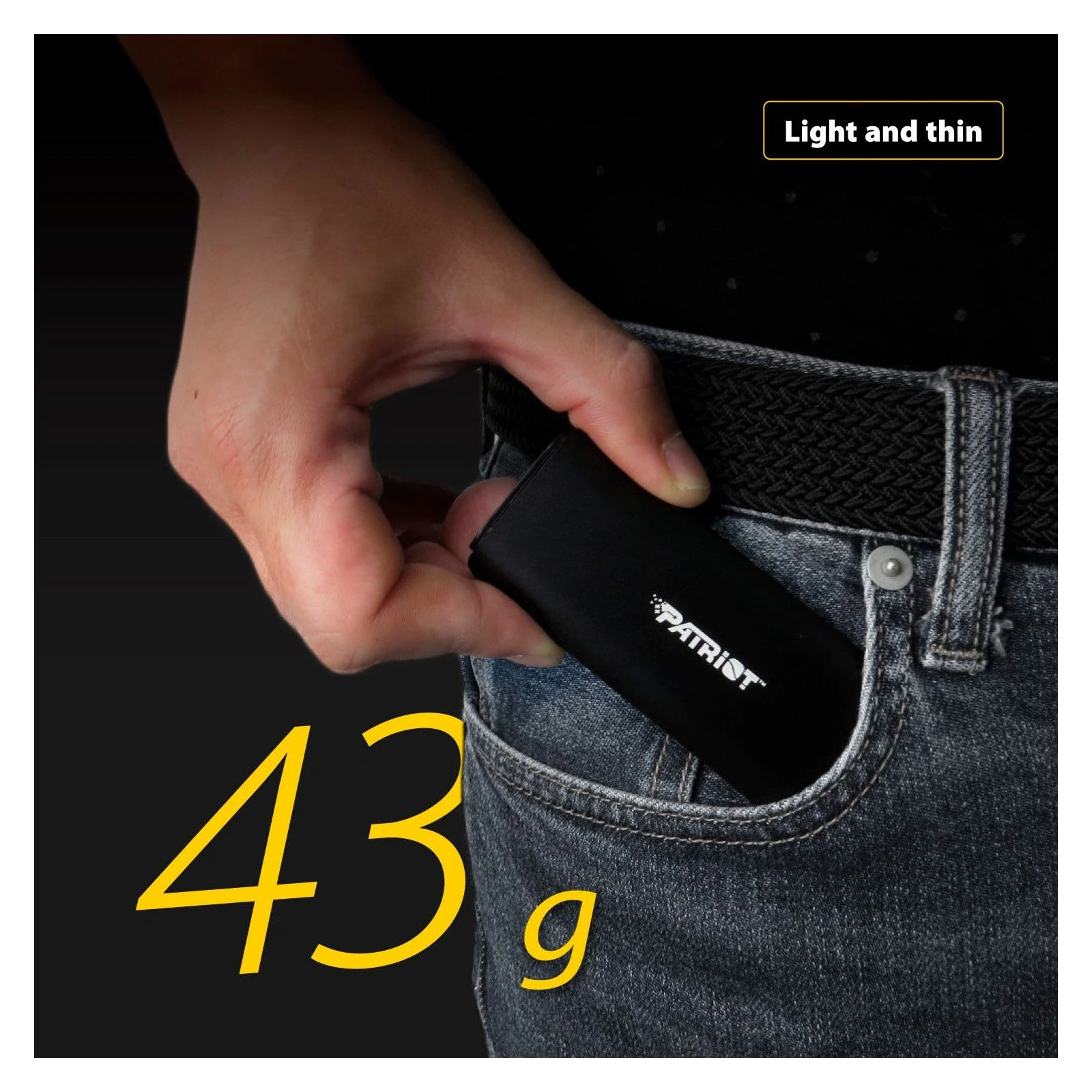 USB-C 4TB Patriot (PTP4TBPEC) (UA) Объем памяти 4 TB