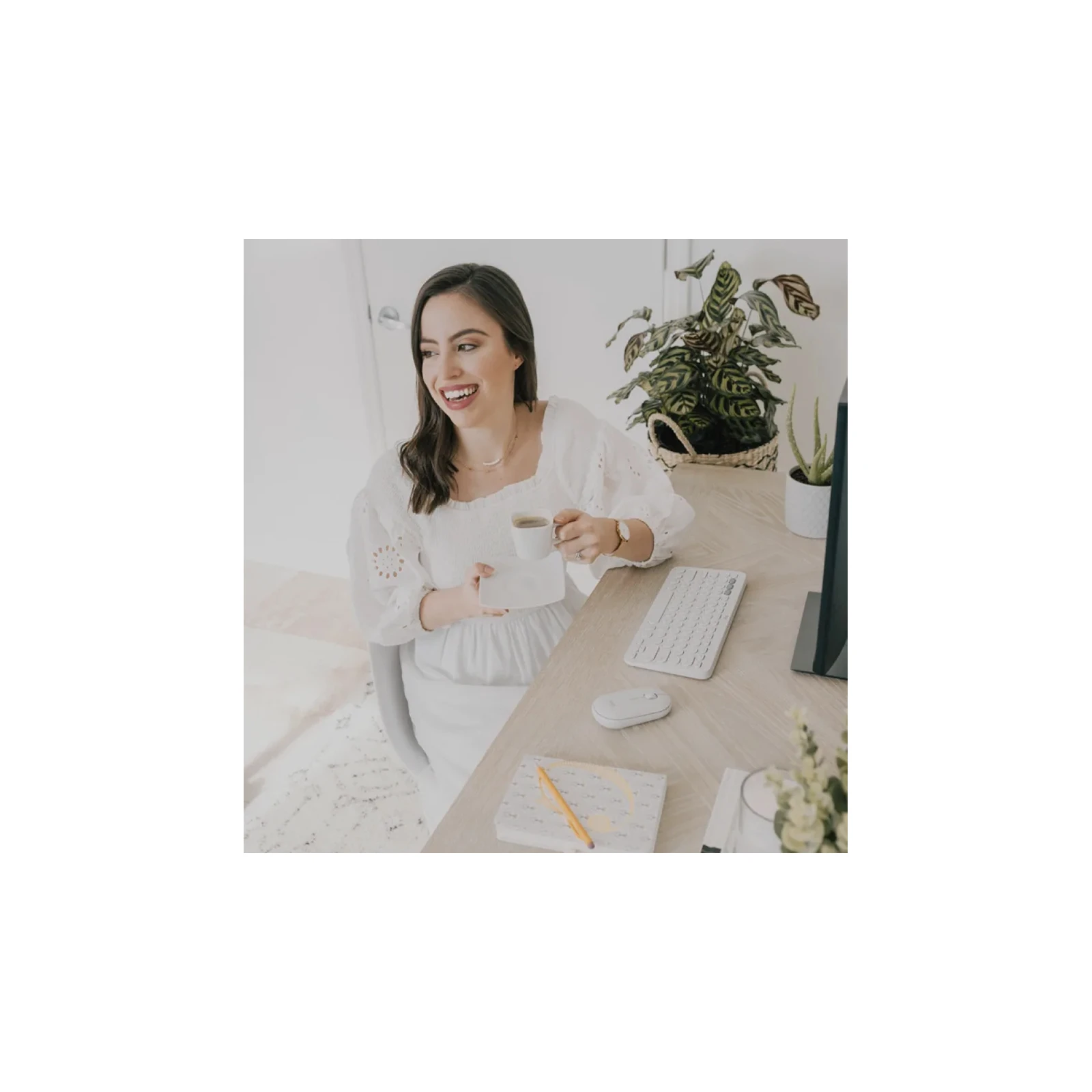 Logitech K380s Multi-Device Bluetooth UA White (920-011852) (UA) Конструкція мембранна