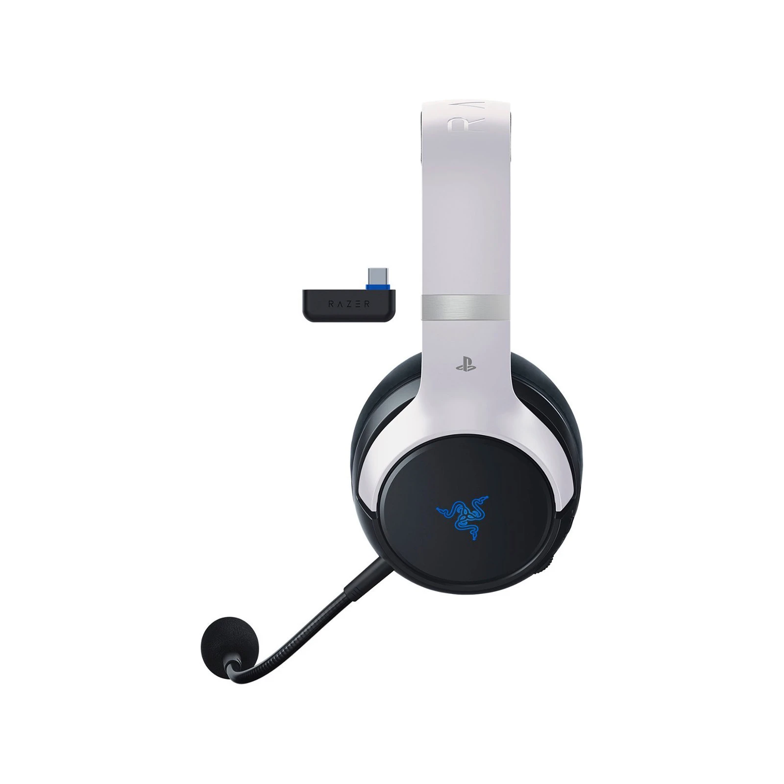 Наушники Razer Kaira Pro Hyperspeed for PS5 Bluetooth White-Black (RZ04-04030200-R3G1) (UA) Тип крепления оголовье