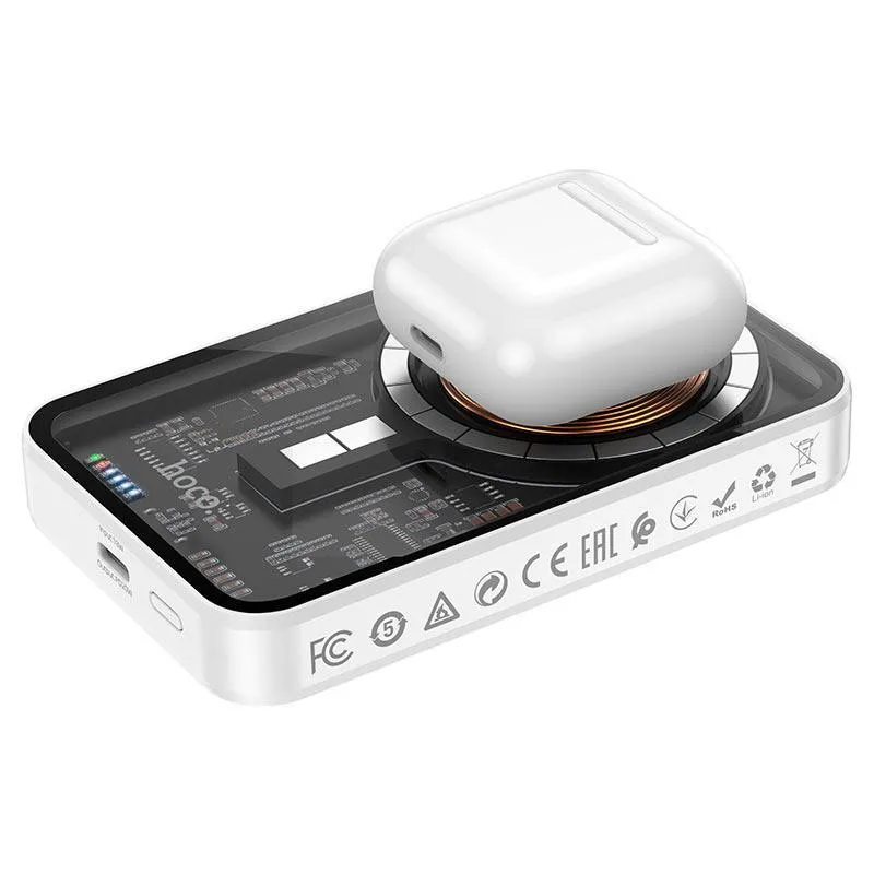 HOCO Q10 PD20W 5000 mAh White Тип: Зовнішній акумулятор