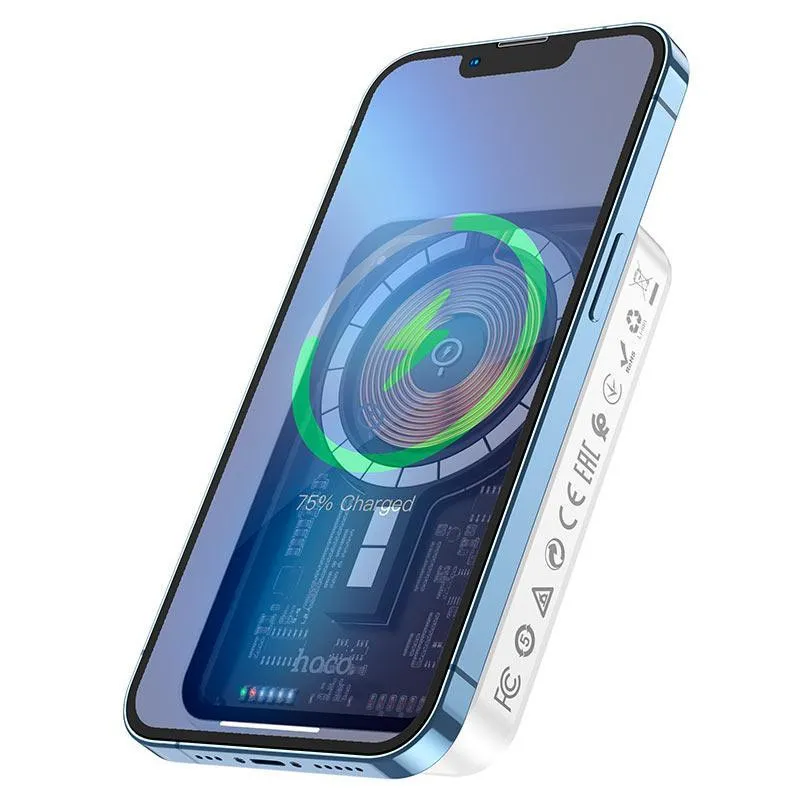 HOCO Q10 PD20W 5000 mAh White Тип Зовнішній акумулятор (павербанк)