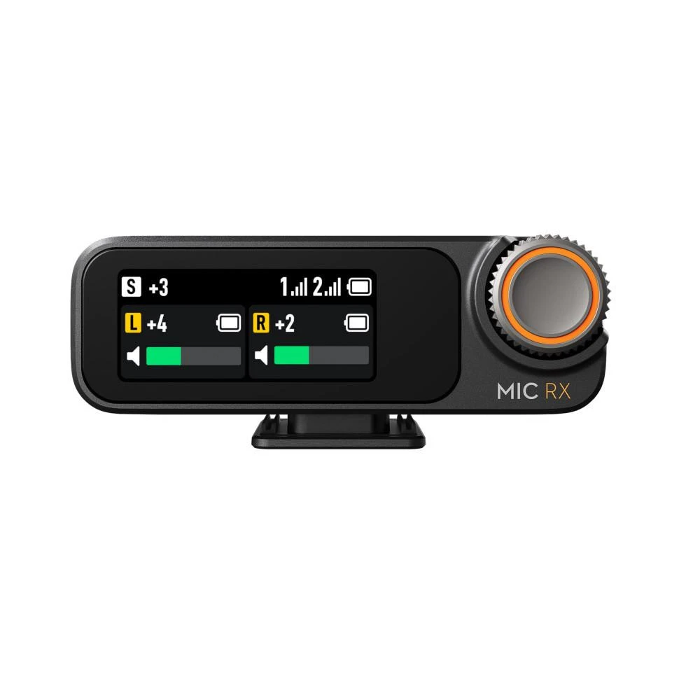 Мікрофонна радіосистема DJI Mic 2 (2 TX + 1 RX) (6941565971364) Робочий діапазон, м 250
