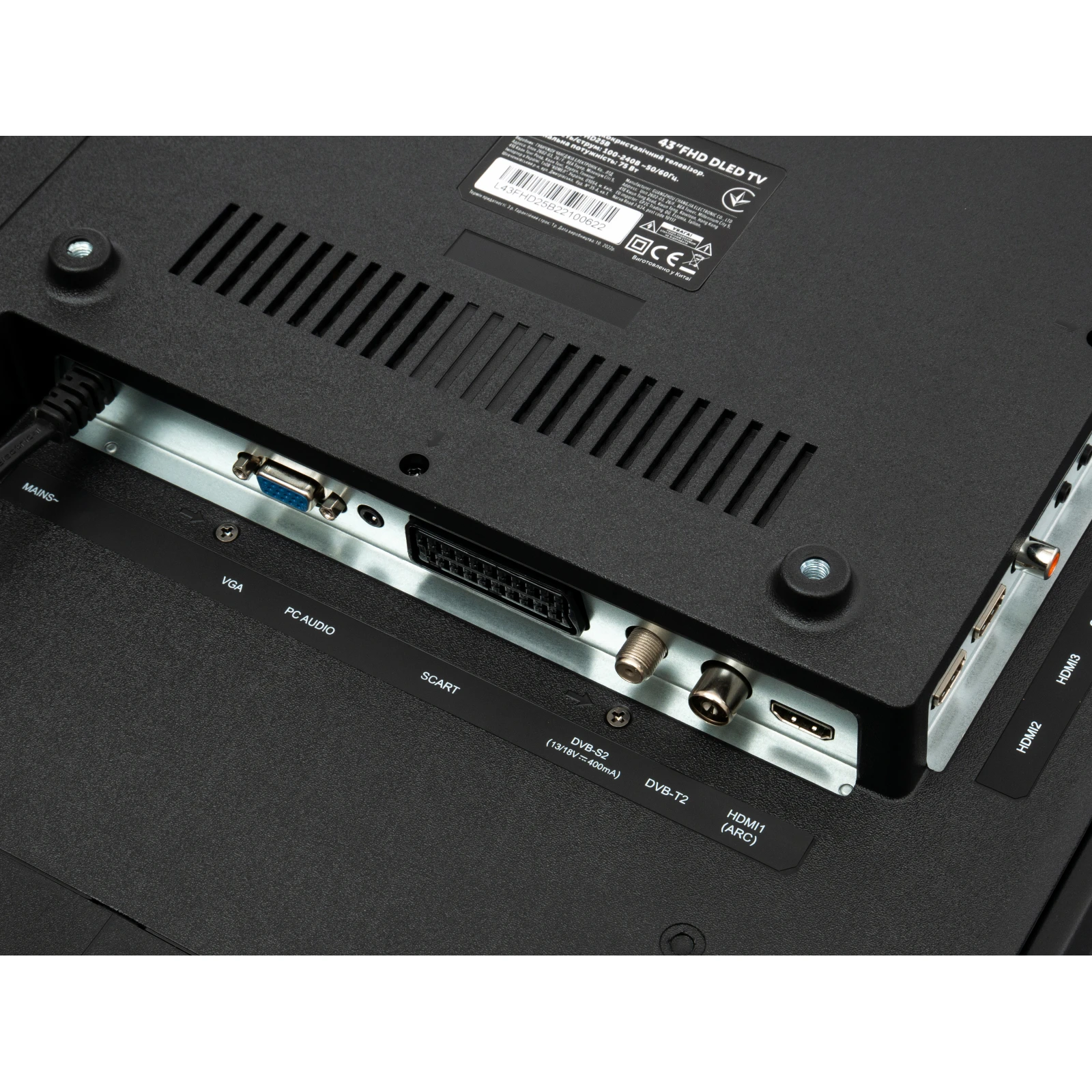 Vinga L43FHD25B (UA) Тип телевизора: LED - телевизор;