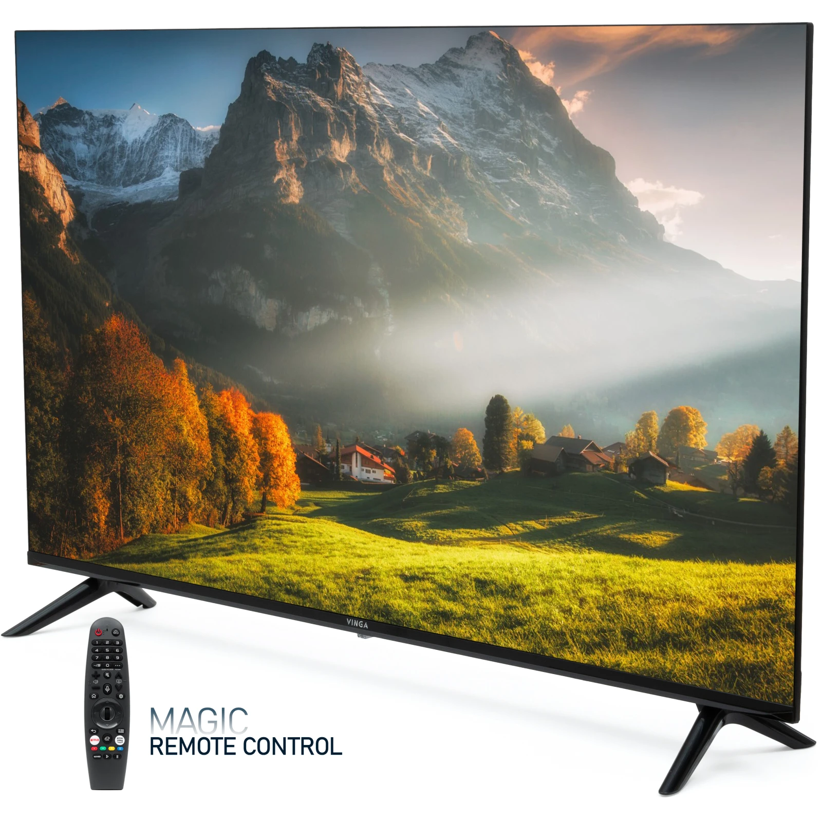 Vinga S55UHD25BWEB (UA) Тип телевизора: Smart TV, с Wi-Fi,
