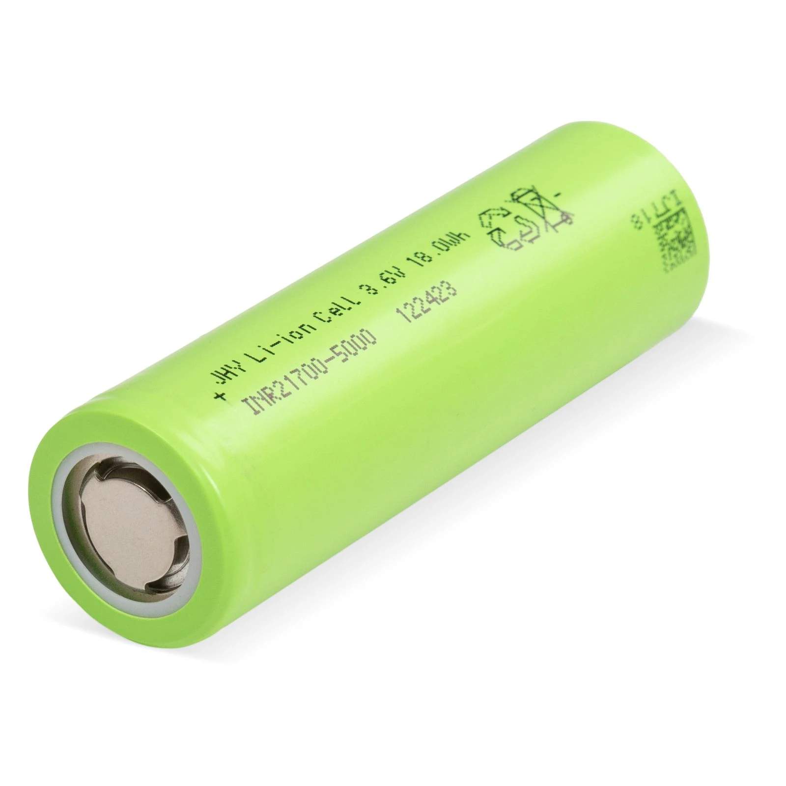 Акумулятор JHY Li-Ion 21700 5000mAh 3.6V 30A (INR21700-50SE) (UA) Електрохімічна система Li-ion
