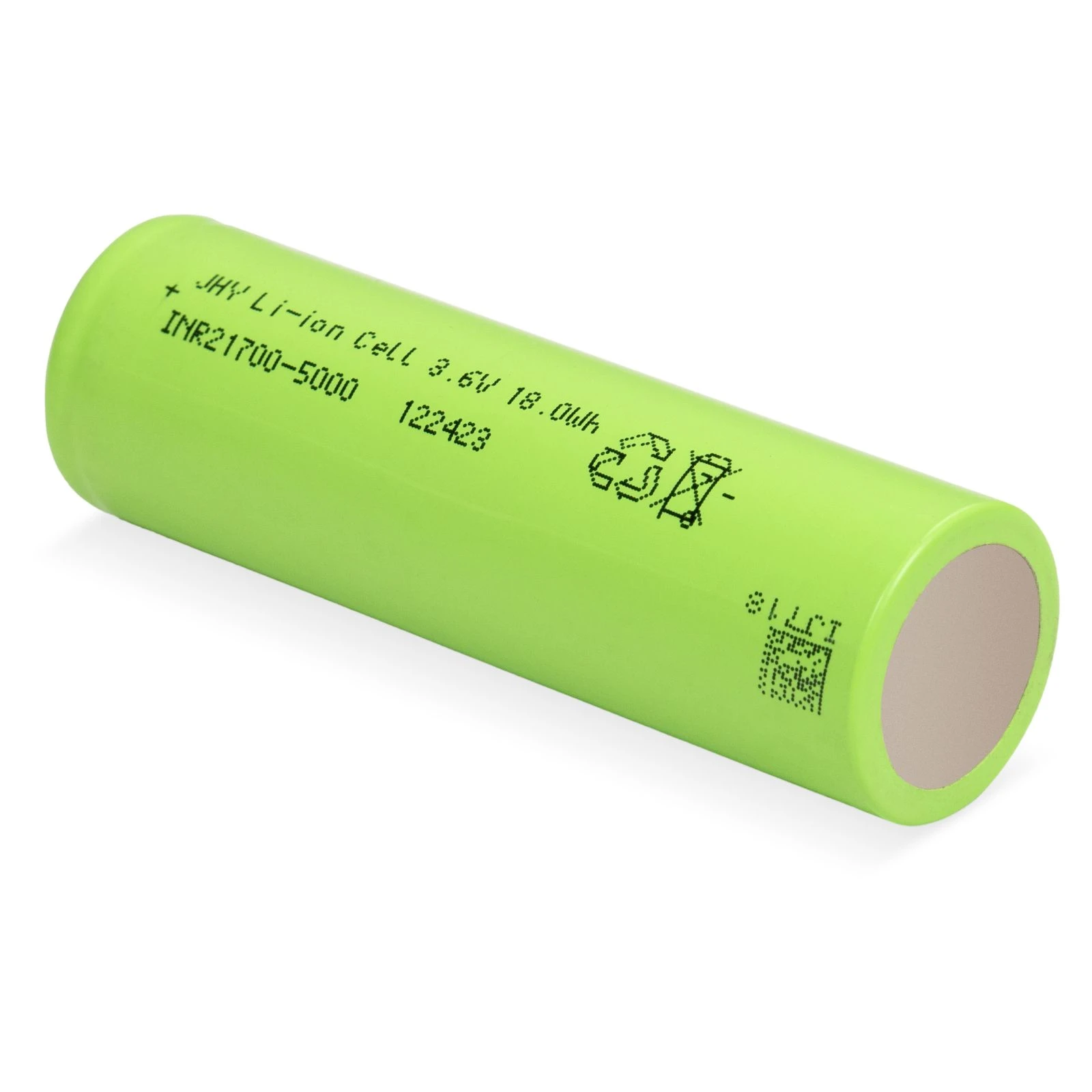 Акумулятор JHY Li-Ion 21700 5000mAh 3.6V 30A (INR21700-50SE) (UA) Типорозмір 21700