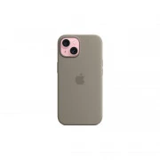 Чохол для мобільного телефону Apple iPhone 15 Silicone Case with MagSafe Clay (MT0Q3ZM/A) (UA)
