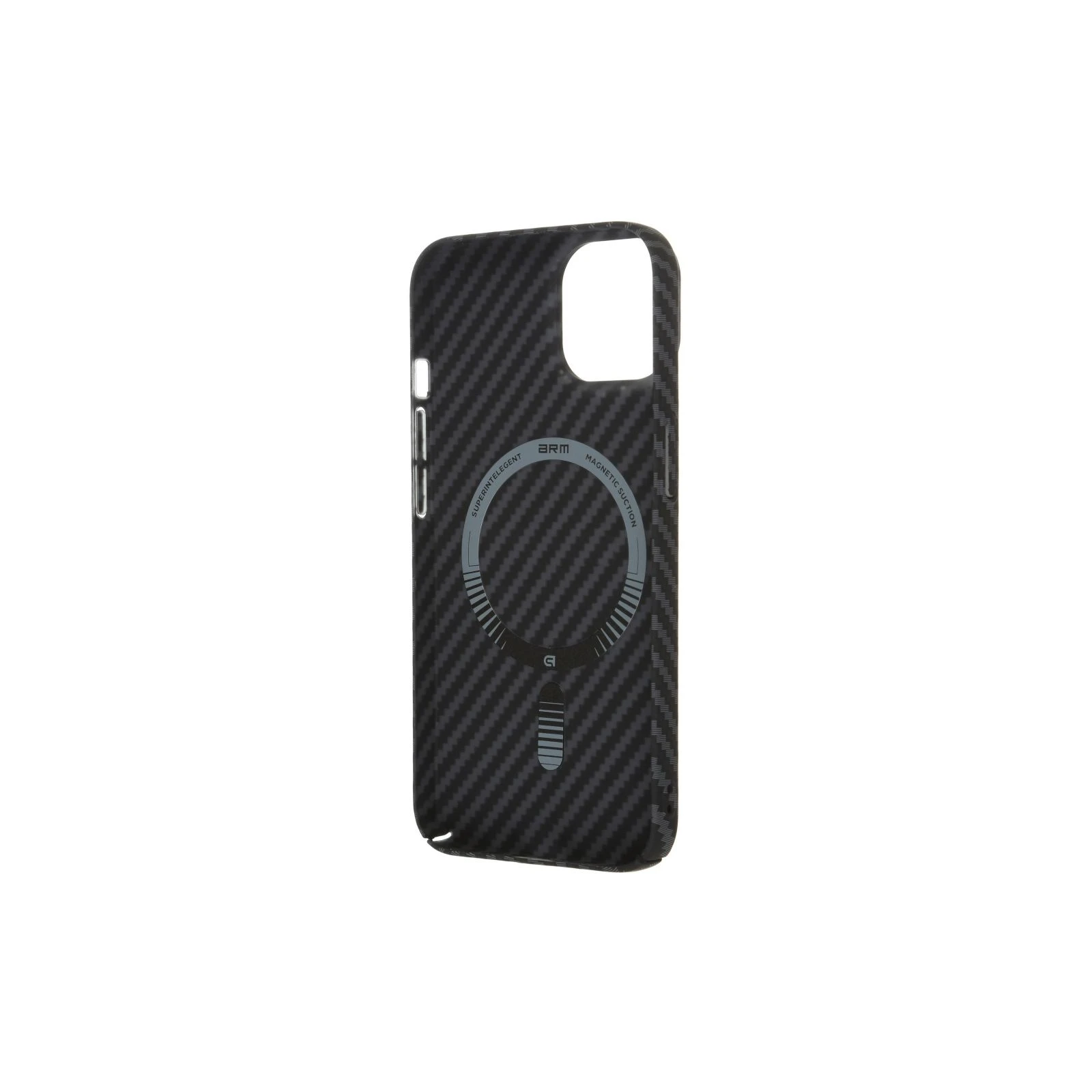 Чехол для мобильного телефона Armorstandart LikeCarbon MagCase Apple iPhone 14 Black (ARM66363) (UA) ТОП Популярных моделей Apple iPhone 14