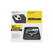 Чохол для мобільного телефону Armorstandart LikeCarbon MagCase Apple iPhone 15 Pro Black (ARM69290) (UA)