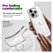 Чохол для мобільного телефону Armorstandart Unit MagSafe Apple iPhone 15 Pro Matte Clear Silver (ARM69349) (UA)