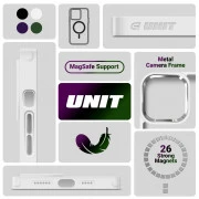 Чохол для мобільного телефону Armorstandart Unit MagSafe Apple iPhone 15 Pro Matte Clear Silver (ARM69349) (UA)