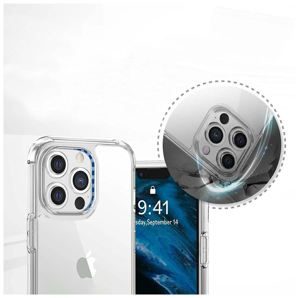 Чехол для мобильного телефона BeCover Anti-Shock Apple iPhone 13 Pro Clear (706981) (UA) Совместимость с моделями Apple iPhone 13 Pro
