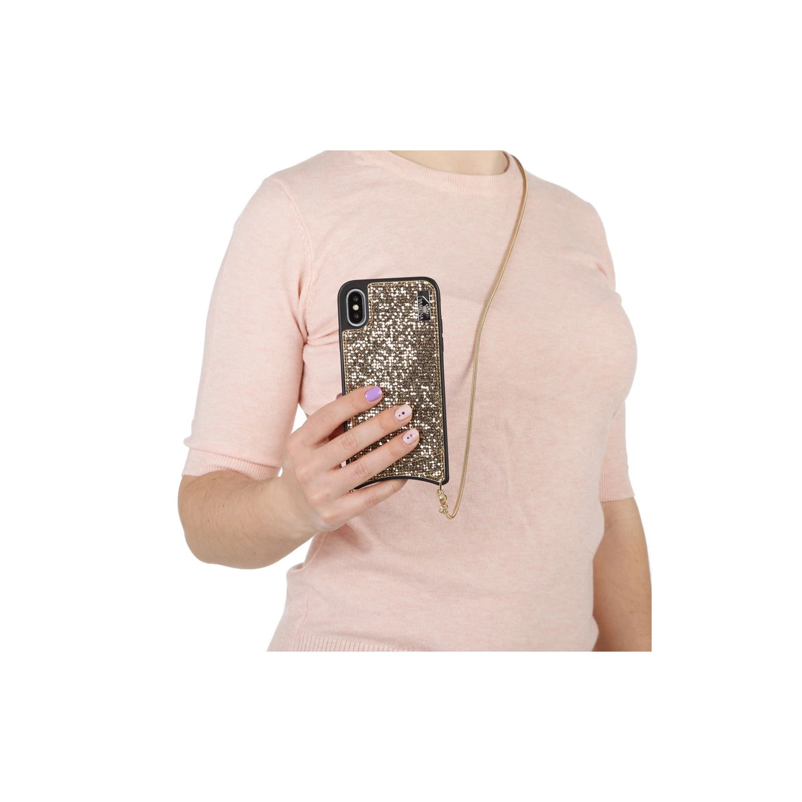 Чохол для мобільного телефону BeCover Glitter Wallet iPhone Xs Max Gold (703622) (703622) (UA) Сумісність із брендом: Apple;