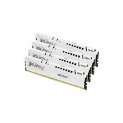DDR5 128GB (4x32GB) 5600 MHz FURY Beast White Kingston Fury (ex.HyperX) (KF556C40BWK4-128) (UA)