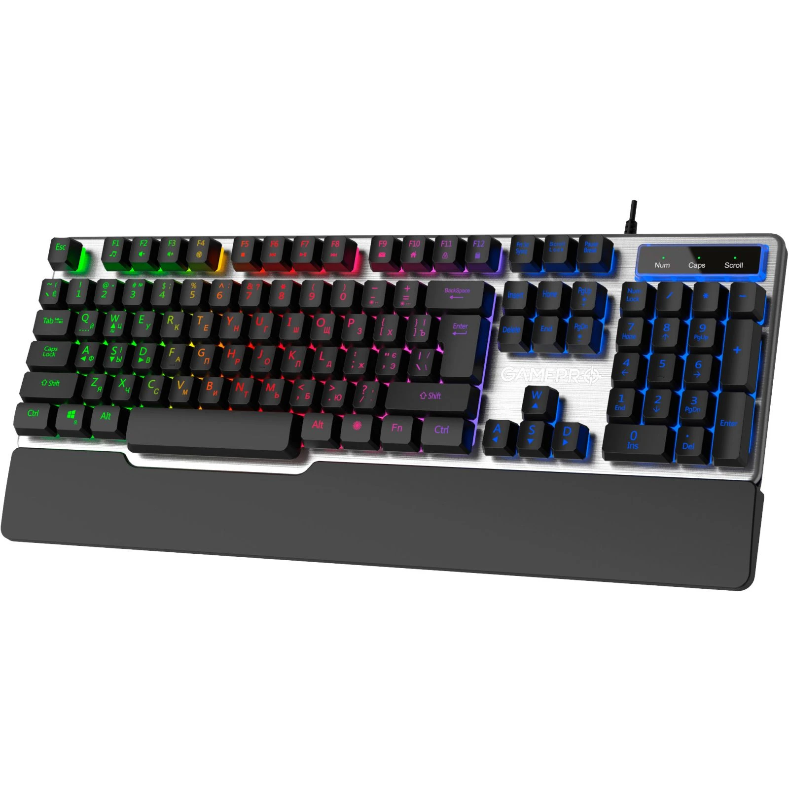 GamePro GK599 Stinger USB Grey (GK599) (UA) Тип: ігрова, мультимедійна, з