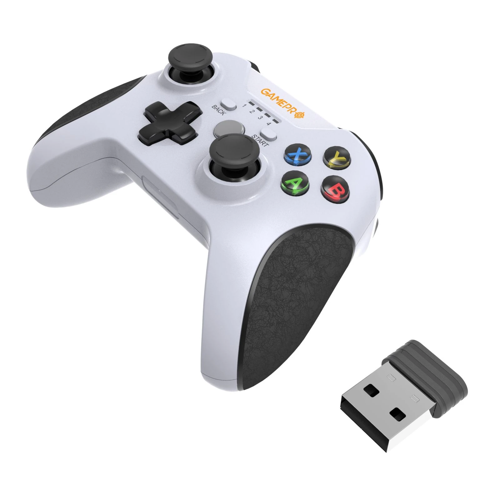 Геймпад GamePro MG650W PS3/Android Wireless White/Black (MG650W) (UA) Особливість: функція Turbo;