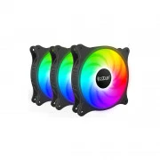 Кулер для корпусу PcСooler FX 120 ARGB BK 3in1 (UA)