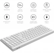 OfficePro SK985W Wireless/Bluetooth White (SK985W) (UA)