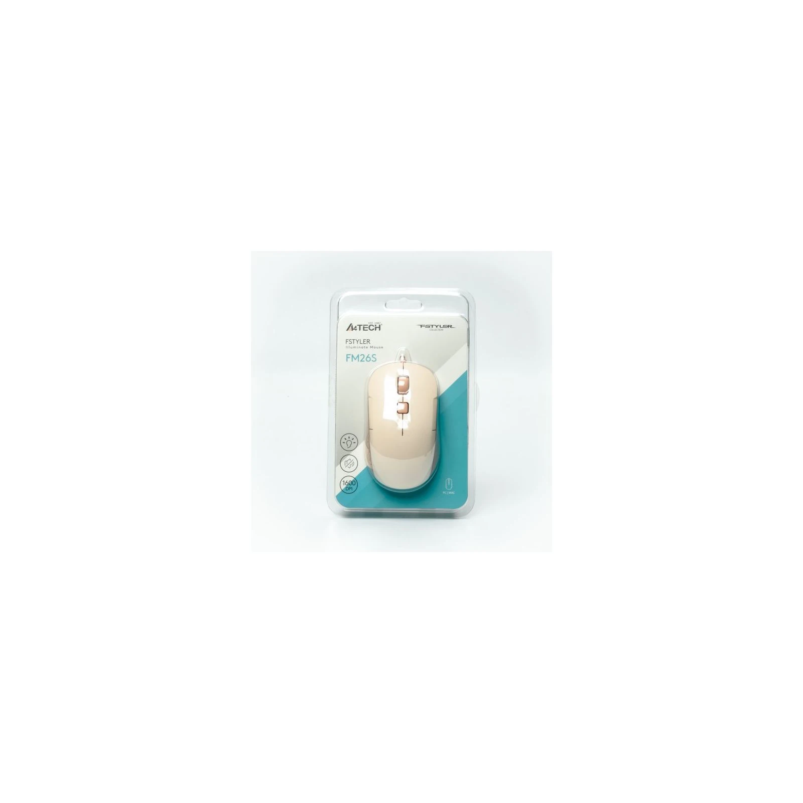 A4Tech FM26S USB Cafe Latte (4711421993494) (UA) Тип Безшумні