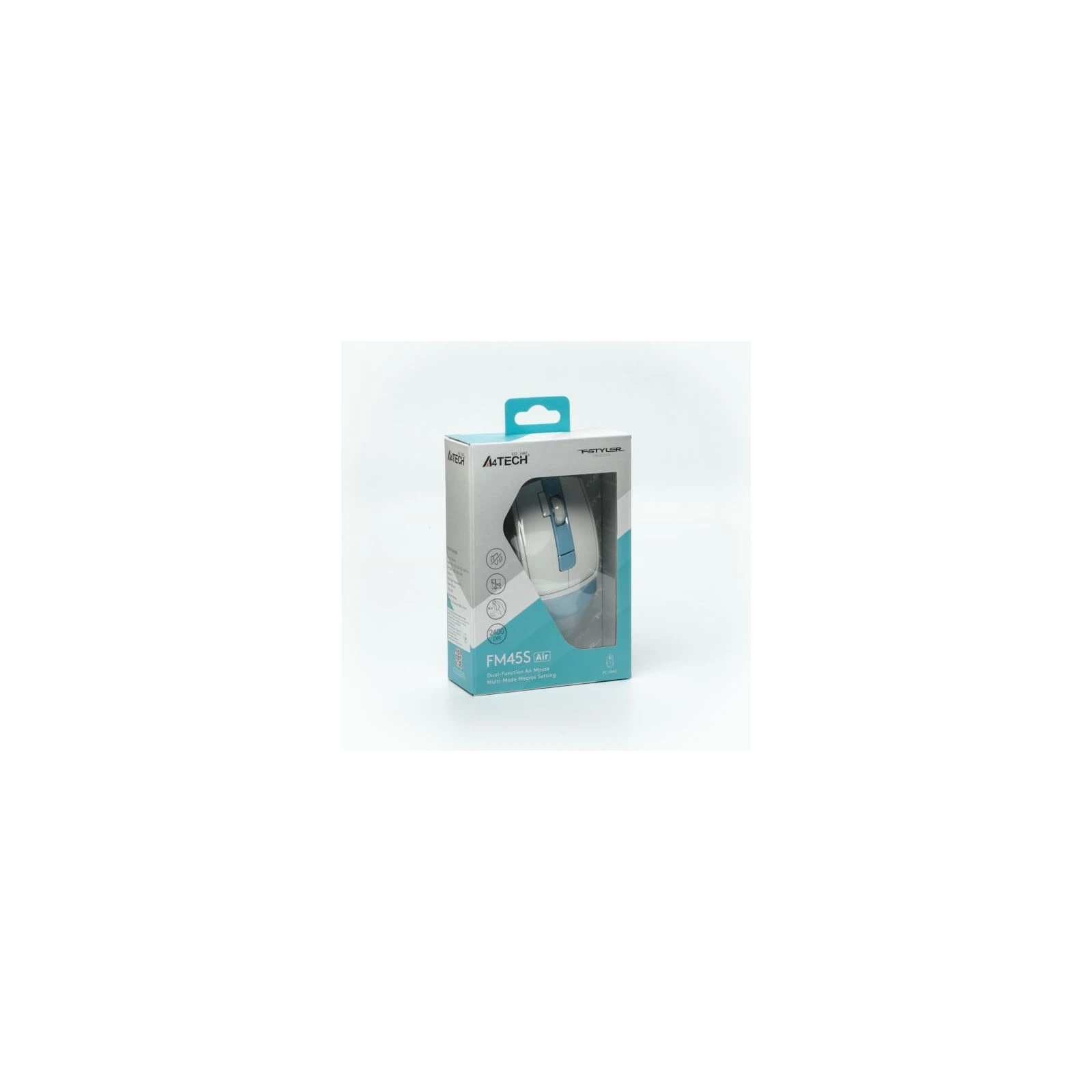 A4Tech FM45S Air USB lcy Blue (4711421992657) (UA) Тип Геймерські, Безшумні
