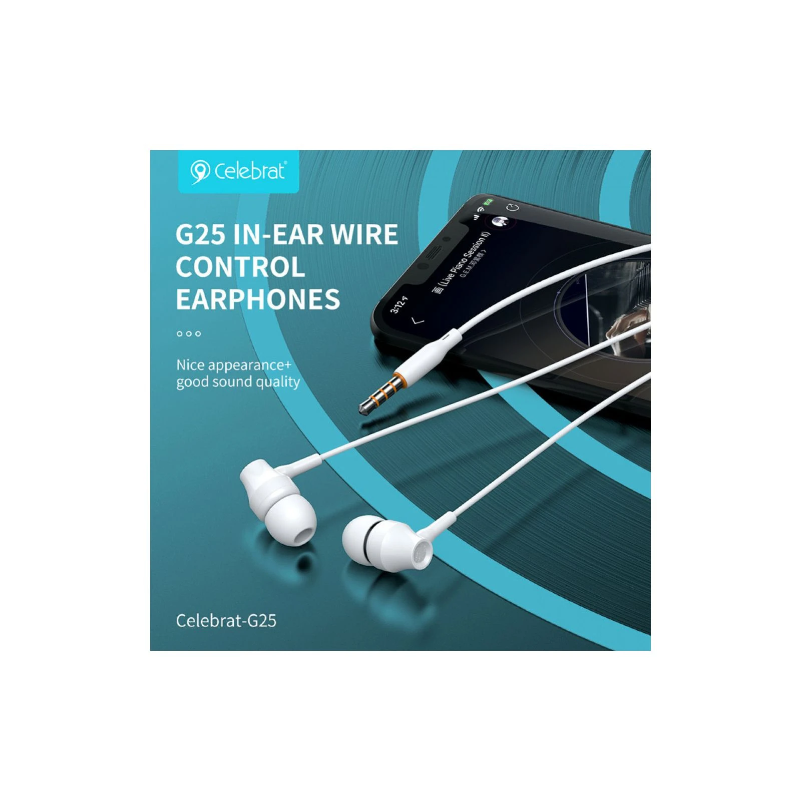 Celebrat G25 White (1006645) (UA) Призначення: для ноутбука, для