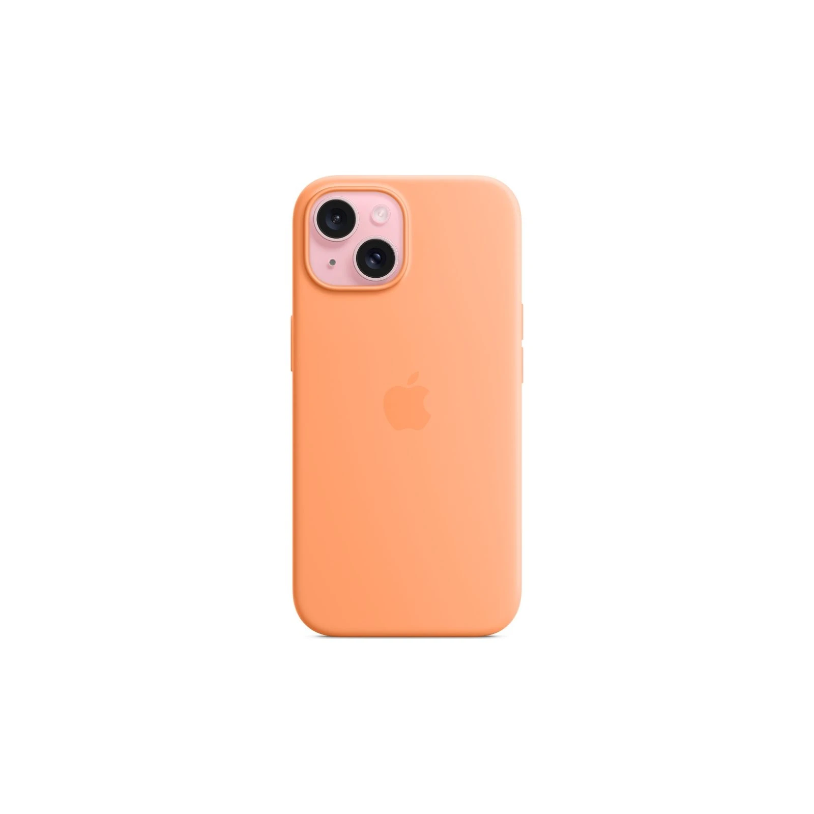 Чохол для мобільного телефону Apple iPhone 15 Silicone Case with MagSafe Orange Sorbet (MT0W3ZM/A) (UA) ТОП Популярних моделей: Apple iPhone