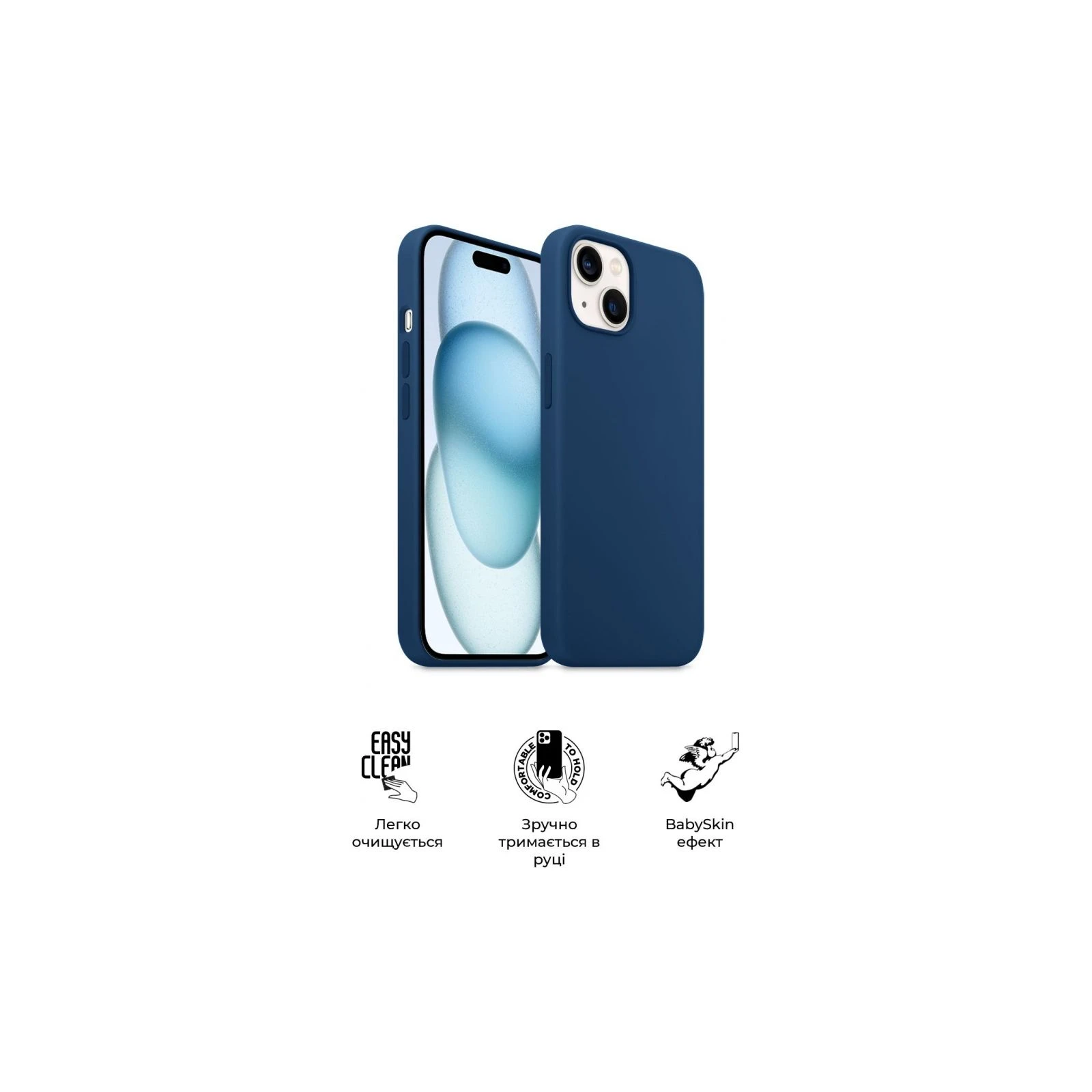 Чохол для мобільного телефону Armorstandart ICON2 MagSafe Apple iPhone 15 Storm Blue (ARM72759) (UA) Призначення модельний