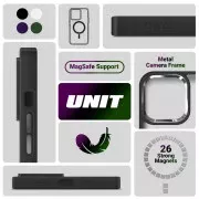 Чохол для мобільного телефону Armorstandart Unit MagSafe Apple iPhone 15 Black (ARM69352) (UA)