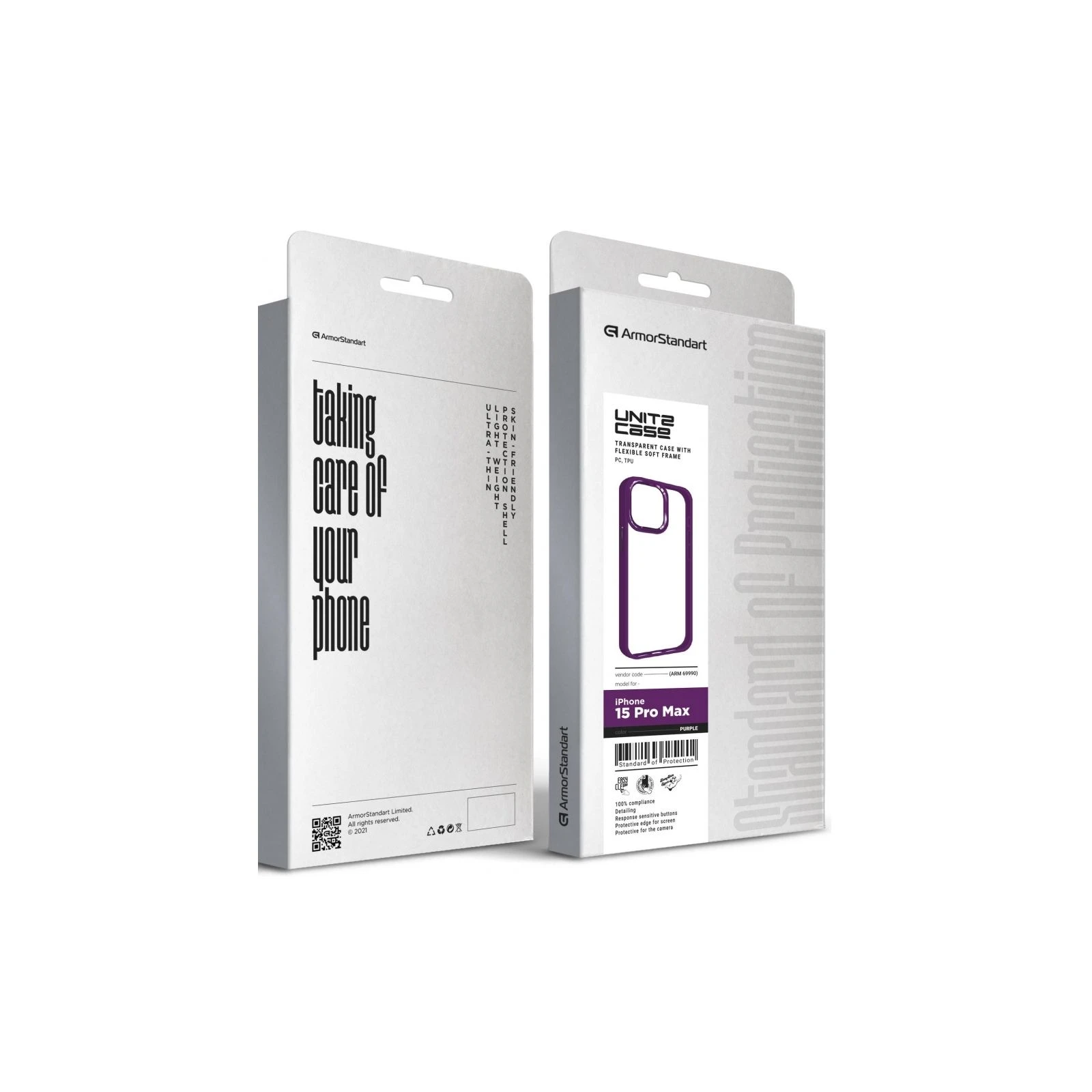 Чехол для мобильного телефона Armorstandart UNIT2 Apple iPhone 15 Pro Max Purple (ARM69990) (UA) ТОП Популярных моделей: Apple iPhone 15